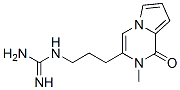 1-[3-[(1,2-Dihydro-2-methyl-1-oxopyrrolo[1,2-a]pyrazin)-3-yl]propyl]guanidine结构式