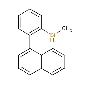 Structure of Silane, methyl-1-naphthalenylphenyl-, (S)-