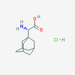 Structure of (S)-2-(Adamantan-1-yl)-2-aminoacetic acid hydrochloride