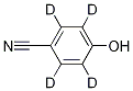 Structure of 4-CYANOPHENOL-2,3,5,6-D4,98 ATOM % D