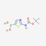 Structure of [2-[(2-methylpropan-2-yl)oxycarbonylamino]-1,3-thiazol-5-yl]boronic Acid
