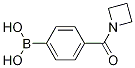 Structure of [4-(azetidine-1-carbonyl)phenyl]boronic acid