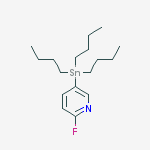 Structure of 2-FLUORO-5-(TRIBUTYLSTANNYL)PYRIDINE