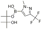 Chemical structure of 1-Methyl-3-trifluoromethylpyrazole-5-boronic acid pinacol ester
