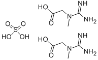 Structure of CREATINE HEMISULFATE SALT