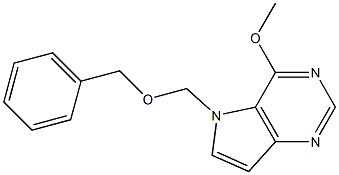Structure of 5-(benzyloxyMethyl)-4-Methoxy-5H-pyrrolo[3,2-d]pyriMidine
