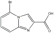 Structure of 5-BROMOIMIDAZO[1,2-A]PYRIDINE-2-CARBOXYLIC ACID