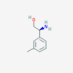 Structure of (2S)-2-Amino-2-(3-methylphenyl)ethanol