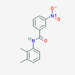 Structure of Benzamide, N-(2,3-dimethylphenyl)-3-nitro-