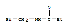 Structure of propanamide, N-(phenylmethyl)-