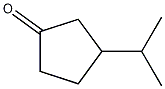 Structure of 3-isopropylcyclopentanone