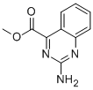 Structure of 4-Quinazolinecarboxylicacid, 2-amino-, methyl ester