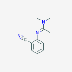 Structure of (1e)-n'-(2-cyanophenyl)-n,n-dimethylethanimidamide