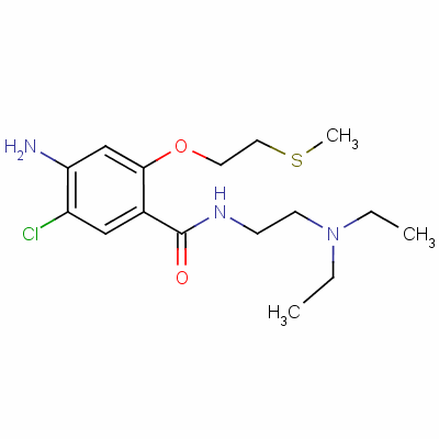 Structure of metoclopramide sulfide