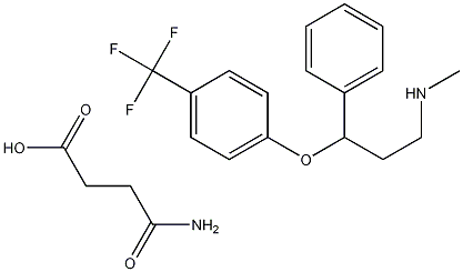 Structure of Fluoxetine Succinamic Acid