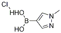 1-Methylpyrazole-4-boronic acid, HCl结构式