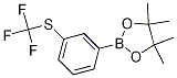 Structure of Trifluoromethylthio-3-(4,4,5,5-tetramethyl-[1,3,2]dioxaborolan-2-yl)-benzene