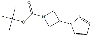 Structure of 3-Pyrazol-1-yl-azetidine-1-carboxylic acid tert-butyl ester