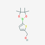 Structure of (5-(4,4,5,5-Tetramethyl-1,3,2-Dioxaborolan-2-Yl)Thiop hen-2-Yl)Methanol