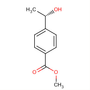 Benzoic acid, 4-[(1S)-1-hydroxyethyl]-, methyl ester结构式