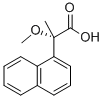 Structure of (S)-(+)-2-METHOXY-2-(1-NAPHTHYL)PROPIONIC ACID