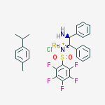 Structure of RuCl[(S,S)-Fsdpen](p-cymene)