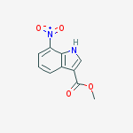 Structure of Methyl 7-nitro-1H-indole-3-carboxylate
