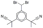 Structure of α,α,α’,α’-Tetramethyl-5-(dibromomethyl)-1,3-benzenediacetonitrile