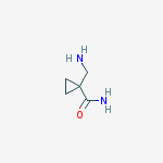 Structure of 1-(aminomethyl)cyclopropanecarboxamide