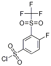 Structure of 4-Fluoro-3-(trifluoromethylsulfonyl)benzenesulfonyl Chloride