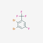 Structure of 2,3-Dibromo-5-fluorobenzotrifluoride