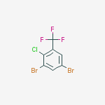 Structure of 2-CHLORO-3,5-DIBROMOBENZOTRIFLUORIDE