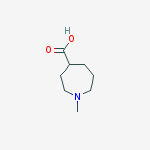 Structure of 1-methylazepane-4-carboxylic Acid