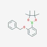 Structure of 2-BENZYLOXYPHENYLBORONIC ACID, PINACOL ESTER