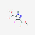 Structure of Dimethyl 4-iodo-1H-pyrazole-3,5-dicarboxylate