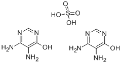 Structure of 4,5-DIAMINO-6-HYDROXYPYRIMIDINE HEMISULFATE