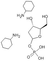 2-DEOXY-ALPHA-D-RIBOSE 1-PHOSPHATE BIS(CYCLOHEXYLAMINE) SALT结构式