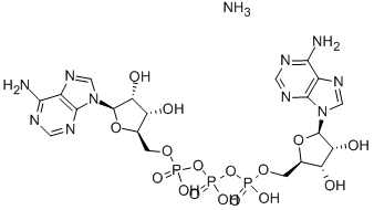 P1,P3-DI(ADENOSINE-5) TRIPHOSPHATE AMMONIUM SALT结构式