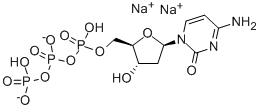 Structure of 2-Deoxycytidine-5-triphosphoric acid disodium salt