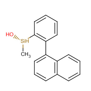 Structure of Silanol, methyl-1-naphthalenylphenyl-, (1S)-