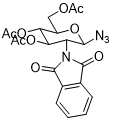 Structure of 2-Deoxy-2-(1,3-dihydro-1,3-dioxo-2H-isoindol-2-yl)-β-D-glucopyranosyl azide 3,4,6-Triacetate