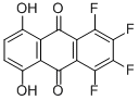 Structure of 1,2,3,4-TETRAFLUORO-5,8-DIHYDROXYANTHRAQUINONE