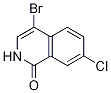 Structure of 4-Bromo-7-chloroisoquinolin-1(2H)-one