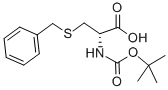 Structure of BOC-D-CYS(BZL)-OH
