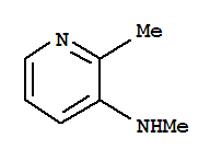 Structure of PYRIDIN-3-AMINE,N,2-DIMETHYL-