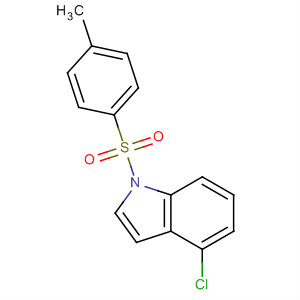 1H-Indole, 4-chloro-1-[(4-methylphenyl)sulfonyl]-结构式