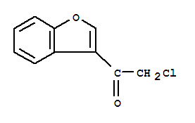 Structure of Ethanone,1-(3-benzofuranyl)-2-chloro-