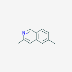 Structure of ISOQUINOLINE,3,6-DIMETHYL-