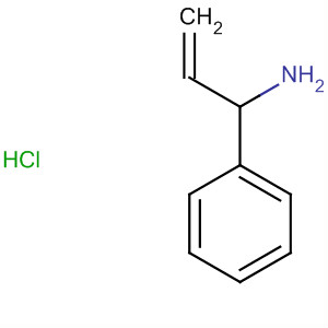 Structure of Benzenemethanamine, a-ethenyl-, hydrochloride