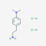 Structure of 4-(2-aminoethyl)-N,N-dimethylaniline,dihydrochloride